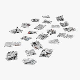 Newspaper Litter 2 3D Model